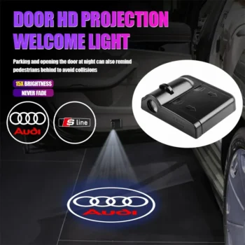 LED Car Door Welcome Ghost Shadow Projector Lights – Plug & Play  Universal Fit