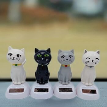 Solar Powered Dancing Cat Car Dashboard Decoration